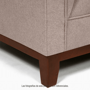 SOFÁ SPAZZIO MUNICH 2 CUERPOS BEIGE - 4