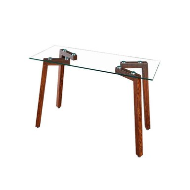 ESCRITORIO SPAZZIO JOCKEY NOGAL CON SILLA CROSS - 2