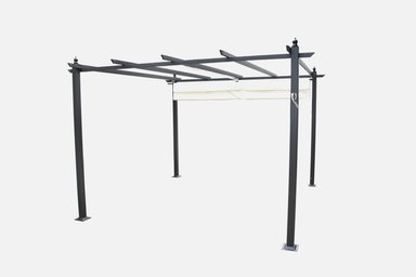 TOLDO SPAZZIO ROMA CRUDO GAZEBO RETRÁCTIL 3.40MTS - 8