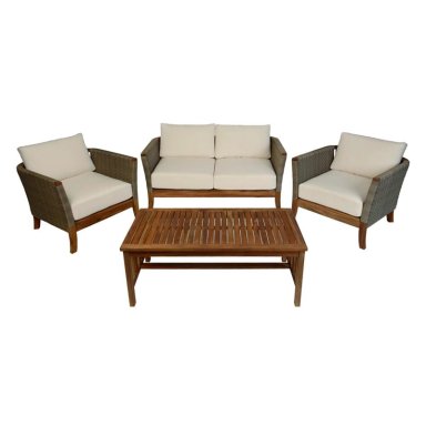 SET SPAZZIO RÍO CAFÉ LIVING TERRAZA 4 PIEZAS 2-1-1 - 1