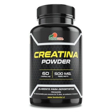 SUPLEMENTO ALIMENTICIO VITENERGY CREATINA MONOHIDRATADA 100% - 60 CÁPSULAS - OFERTA - 1
