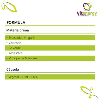 SUPLEMENTO ALIMENTICIO VITENERGY PACKCREATINA MONIHIDRATADA + LIPO SLIM BLOQUEADOR CARBOHIDRATOS - 5