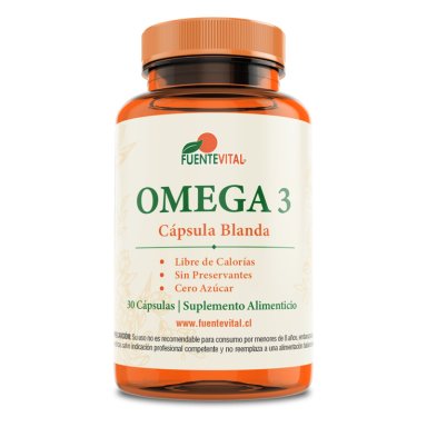 OMEGA 3 SOFT GEL - 30 CAPSULAS - 1400 MG. - 1