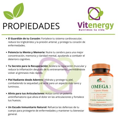 OMEGA 3 SOFT GEL - 90 CAPSULAS - 1400 MG. PACK X3 - 2
