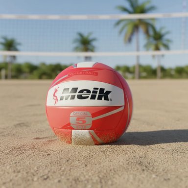 BALON DE VOLEIBOL MEIK OFICIAL N°5 SOFT PELOTA 3 LINEAS - 4