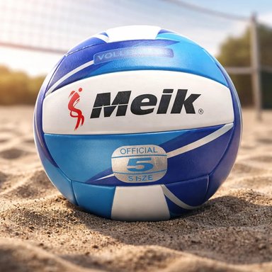 BALON DE VOLEIBOL MEIK OFICIAL N°5 SOFT PELOTA 3 LINEAS - 4