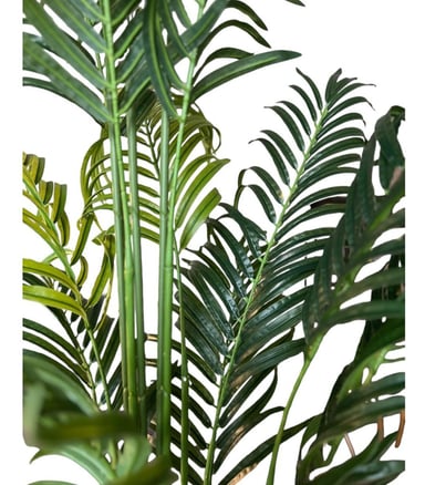 PLANTA ARTIFICIAL DECORATIVA ARBOL GRANDE PALMERA 180CM 15H - 8