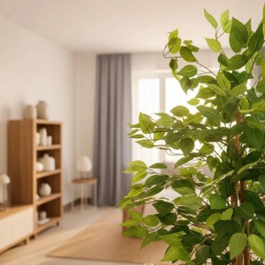 PLANTA ARTIFICIAL DECORATIVA ARBOL GRANDE FICUS 160CM 1008H - 3