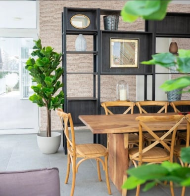 PLANTA ARTIFICIAL DECORATIVA ARBOL GRANDE FICUS LYRATA 180C - 3