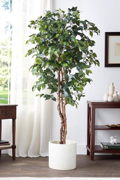 PLANTA ARTIFICIAL DECORATIVA ARBOL GRANDE FICUS 180CM 1260H - 1