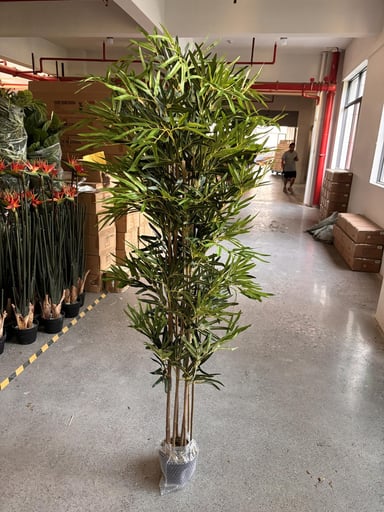 PLANTA ARTIFICIAL DECORATIVA ARBOL GRANDE BAMBOO 150CM 1095 - 6