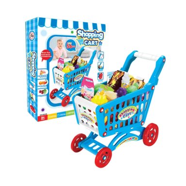 CARRITO DE COMPRA SUPERMERCADO PARA NIÑOS 56 PIEZAS COLORES - 6