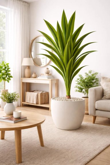 DRACAENA ARTIFICIAL GRANDE 160 CM PLANTA DECORATIVA INTERIOR - 1