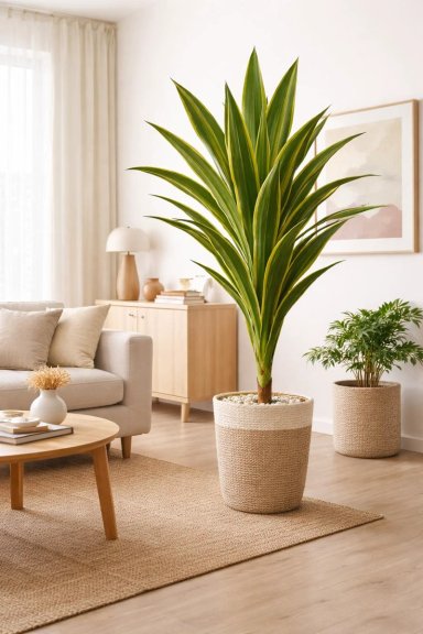 DRACAENA ARTIFICIAL GRANDE 160 CM PLANTA DECORATIVA INTERIOR - 2