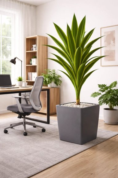 DRACAENA ARTIFICIAL GRANDE 160 CM PLANTA DECORATIVA INTERIOR - 3