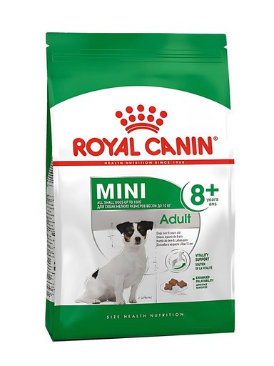 ALIMENTO ROYAL CANIN MINI ADULTO 8+ SACO 1 KILO - 1