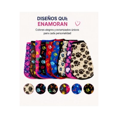 CAPA POLAR PERRO M 35 CM ABRIGO INVIERNO SHIH TZU - 4