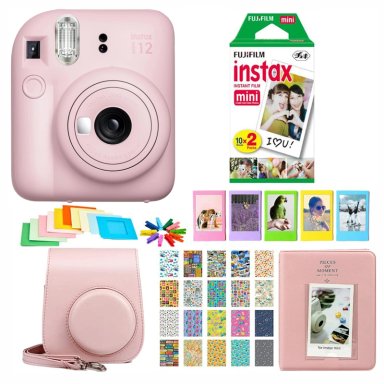 SET CÁMARA INSTANTÁNEA FUJIFILM INSTAX MINI 12 + 20 FOTOS, ESTUCHE, ÁLBUM Y MUCHO MÁS! - 1