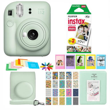 SET CÁMARA INSTANTÁNEA FUJIFILM INSTAX MINI 12 +20 FOTOS, ESTUCHE, ÁLBUM Y MUCHO MÁS! - 1