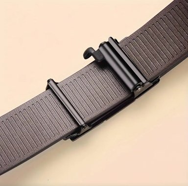 CINTURON HOMBRE HEBILLA AUTOMATICA TRIANGULO NEGRO - 2