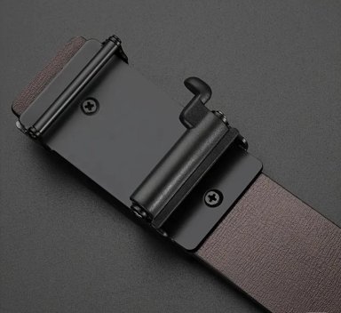CINTURON HOMBRE HEBILLA AUTOMATICA TRIANGULO NEGRO - 3