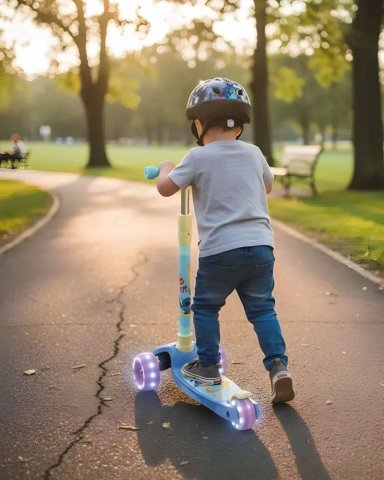 SCOOTER NIÑAS PLEGABLE DISEÑO STICH - 1