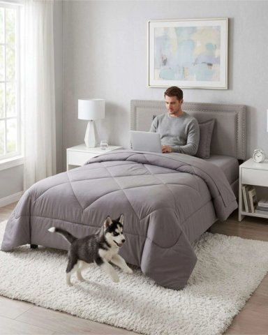 PLUMON NORDICO PLAZA Y MEDIA GRIS - 4