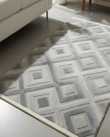 ALFOMBRA JACQUARD ANTIDESLIZANTE CON RELIEVE 180X200 CM - 3