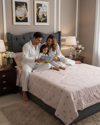 CUBRECAMA NORDICO KING + 2 FUNDAS DE ALMOHADA - 3