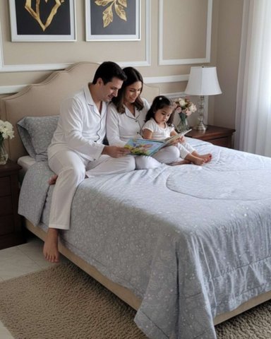 CUBRECAMA NORDICO KING + 2 FUNDAS DE ALMOHADA - 4