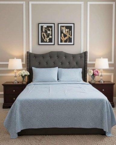 CUBRECAMA NORDICO KING + 2 FUNDAS DE ALMOHADA - 2