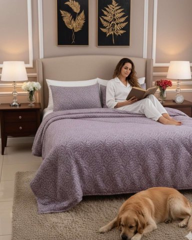 CUBRECAMA NORDICO KING + 2 FUNDAS DE ALMOHADA - 3