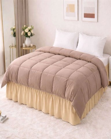 FALDON DE CAMA CON PLISADO ELEGANTE 2 PLAZAS - 6