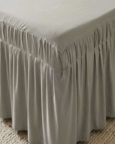 FALDON DE CAMA CON PLISADO ELEGANTE 2 PLAZAS - 3