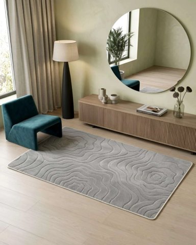 ALFOMBRA DE INTERIOR ESTILO NORDICO MINIMALISTA - 5