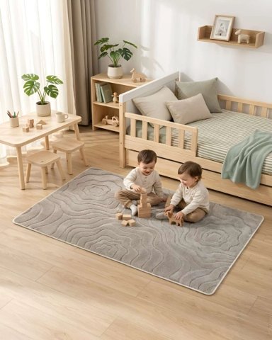 ALFOMBRA DE INTERIOR ESTILO NORDICO MINIMALISTA - 6