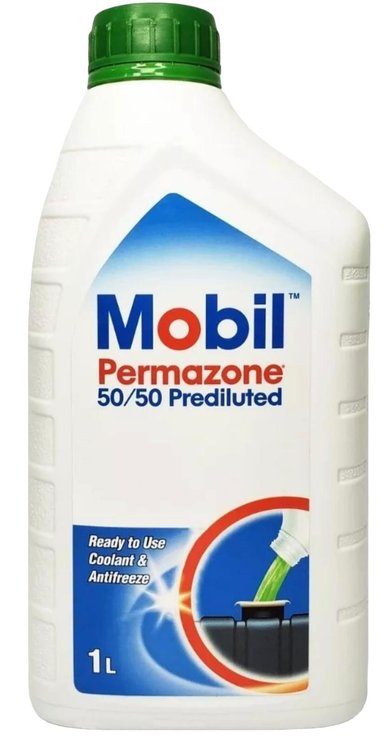 ANTICONGELANTE MOBIL COOLANT PERMAZONE 50/50 1LT COLOR VERDE - 3