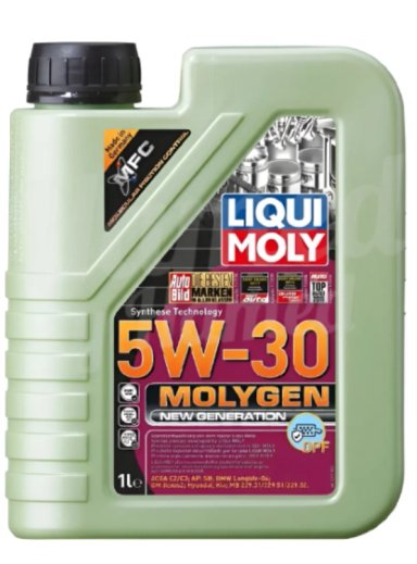 ACEITE MOTOR LIQUI MOLY 5W30 MOLYGEN 1LT LIQUI MOLLY DPF - 1