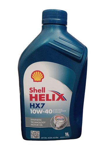 ACEITE MOTOR SHELL 10W40 HELIX HX7 1LT - 1