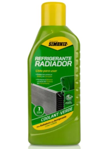 REFRIGERANTE ANTICONGELANTE PARA RADIADOR 50% VERDE 1 LT. - 1