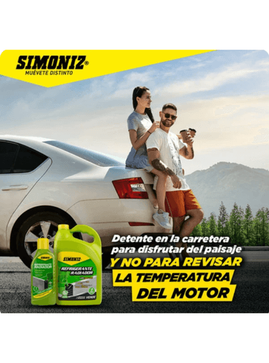 REFRIGERANTE ANTICONGELANTE PARA RADIADOR 33% VERDE - 2