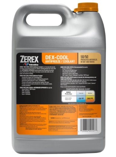 REFRIGERANTE ANTICONGELANTE PARA RADIADOR ZEREX DEX-COOL - 2