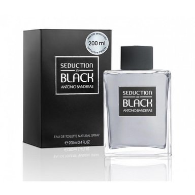 PERFUME ANTONIO BANDERAS SEDUCTION IN BLACK HOMBRE EDT 200 ML - 1