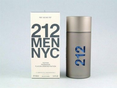 PERFUME CAROLINA HERRERA 212 HOMBRE EDT 100 ML SIN CAJA - 1