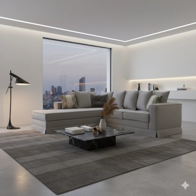 SOFÁ MUNDO LIVING PROVENZA LIBRE DISPOSICIÓN 5 CUERPOS GRIS CLARO INTERCAMBIABLE - 1