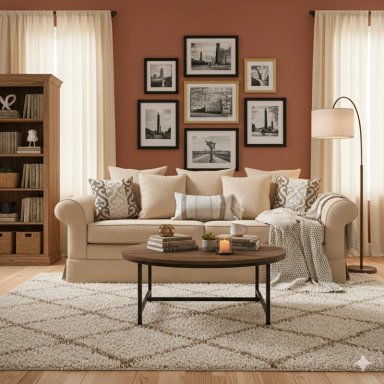 SOFÁ MUNDO LIVING MAMBO 3 CUERPOS BEIGE PREMIUN CON RESORTES - 1