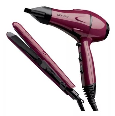 SET SECADOR DE CABELLO REVLON CONTROL FRIZZ PLANCHA - 1