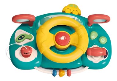 JUGUETE INFANTIL VOLANTE AUTO MUSICAL - 1