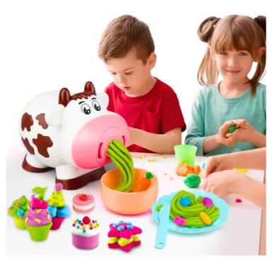 JUEGO DE MASAS PARA HACER HELADOS ,ESPAGUETIS PARA NIÑOS - 2