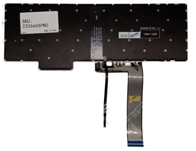 TECLADO LENOVO LEGION Y7000 RETRO NEGRO LETRA AZUL - 1